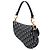 Bolsa Saddle Dior em tela Oblique azul - vista 2
