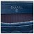 Clutch Gabrielle in pelle di vitello invecchiata verniciata matelassé blu con doppia zip e catena Chanel - vista 5