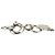 Collana con pendente logo Chanel Silver CC in resina di ottone e strass - vista 7