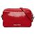 Miu Miu Borsa Crossbody Logo in Paillettes Rosse e Pelle di Vitello