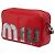 Miu Miu Borsa Crossbody Logo in Paillettes Rosse e Pelle di Vitello - vista 2