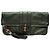 Bamboo Clutch Lucy com aba Gucci em pele de vitelo preta e borla de bambu