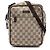 Borsa a tracolla Gucci in tela GG beige