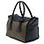 Prada Sound Lock Satchel aus Glace-Kalbsleder bicolor braun - Ansicht 2