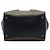 Prada Sound Lock Satchel aus Glace-Kalbsleder bicolor braun - Ansicht 3