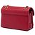 Chanel Red Small Chevron Lambskin Stitched Envelope Flap - vista 2