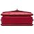 Chanel Red Small Chevron Lambskin Stitched Envelope Flap - vista 3