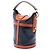 Bucket Bolsa Duffle Louis Vuitton em couro de bezerro azul e Monogram Reverse - vista 2