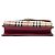 Burberry Red Small Leather and House Check Canvas Derby Macken Crossbody - vista 3