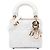 Dior White Micro Lambskin Cannage Lady Dior