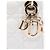Dior White Micro Lambskin Cannage Lady Dior - vista 5