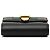 Cartera compacta Gucci Sylvie Web de piel de becerro negra - vista 3