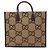 Borsa Tote Gucci Beige Jumbo GG Canvas Web