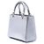 Dior Silver Medium Metallic Patent Microcannage Lady Dior - vista 2