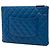 Clutch Chanel Blue Medium Quilted Lambskin O Case - vista 2