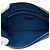 Clutch Chanel Blue Medium Quilted Lambskin O Case - vista 4
