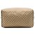 Borsa da viaggio Gucci in tela GG beige con banda Web - vista 3