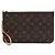 Louis Vuitton Brown Monogram Neverfull MM Pouch
