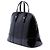 Borsa Gucci Nice Dome Top Handle Large Microguccissima in vernice nera - vista 2