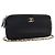 Portafoglio Chanel Black CC Calfskin Double Zip Wallet On Chain - vista 7