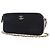 Portafoglio Chanel Black CC Calfskin Double Zip Wallet On Chain - vista 8