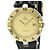 Relógio de pulso masculino Omega Constellation Date em ouro 18K e aço