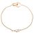 Bracciale Cartier Baby Love in oro rosa 18K - vista 2