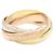 Anello Cartier Trinity in oro rosa bianco e giallo