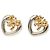 Autre Marque Tiffany & Co. Heart Ribbon Stecker-Ohrringe