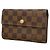 Cartera Tri-fold Louis Vuitton Damier Portefeuille Alexandra N63067 Ebene