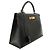 Hermès Borsa Hermes Kelly 32 in pelle Box Calf nera - vista 2
