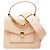Bulgari Bolsa Bvlgari Serpenti Forever em couro rosa claro