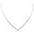 NUOVO COLLANA VANRYCKE VALENTINE IN ORO BIANCO 18K 0.90GR DIAMANTE SOLITAIRE - vista 2