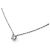 NUOVO COLLANA VANRYCKE VALENTINE IN ORO BIANCO 18K 0.90GR DIAMANTE SOLITAIRE - vista 4