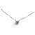 NUOVO COLLANA VANRYCKE VALENTINE IN ORO BIANCO 18K 0.90GR DIAMANTE SOLITAIRE - vista 5