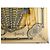 Hermès FOULARD HERMES BRANDEBOURGS CATY LATHAM CARRE 90 CM SETA BEIGE - vista 4