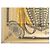 Hermès FOULARD HERMES BRANDEBOURGS CATY LATHAM CARRE 90 CM SETA BEIGE - vista 5