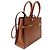 NOVA BOLSA DE MÃO DELVAUX TEMPETE MM EM COURO MARROM COM ALÇA TIRACOLO - vista 3