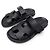 Hermès SCARPE HERMES CHYPRE VV222000ZH PELLE NERA 37 SANDALI MULES BLACK SHOES