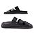 Hermès SCARPE HERMES CHYPRE VV222000ZH PELLE NERA 37 SANDALI MULES BLACK SHOES - vista 2