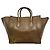 Céline Sac Cabas Celine Luggage Phantom en cuir marron