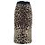 Gonna a tubino Dolce & Gabbana con stampa leopardata in seta multicolore