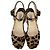 Prada Leopard Print Wedge Sandals in Multicolor Ponyhair - view 4