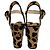 Prada Leopard Print Wedge Sandals in Multicolor Ponyhair - view 6