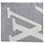 Bufanda Louis Vuitton Logo en lana gris - vista 3