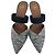 Autre Marque Mules Maisie Malone Souliers in cotone grigio - vista 3