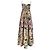 Dolce & Gabbana Abito maxi in popeline con stampa floreale Dolce and Gabbana in cotone multicolore