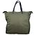 Borsa Tote Prada Militare Vela in Nylon e Pelle Saffiano in Nylon Olive Green - vista 3