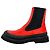 Edge Céline Celine Chelsea Boots aus rotem Leder - Ansicht 7