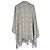 Poncho Dior D-Cannage em cashmere cinza - vista 4